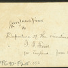 No departure of the miniature ship I.T. Ford for England from Baltimore.
