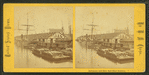 Locust Point Depot and Bremen Steamer. Locust Point, Balto.