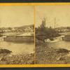 View of Haydenville, looking up the river.