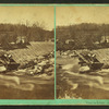 View showing break in lower dam.