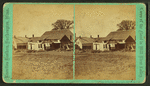 View in Main St. showing wreck of house.