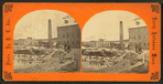 Mill stream and mill in East Norton after a flood(?).