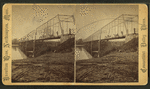 An iron bridge on the Connecticut River.