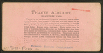 Thayer Academy.