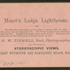 Minot's Ledge Lighthouse.
