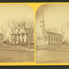 View of a church and other unidentified building in Middleboro.