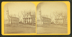 View of a church and other unidentified building in Middleboro.