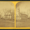 View of a church and other unidentified building in Middleboro.