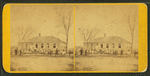 Students in front of the school house in North Brookfield.
