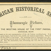 The meeting house of the first parish, Hingham, Mass.