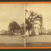 Town center in West Upton showing church.
