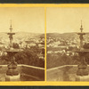 General view of Athol with fountain in the foreground.