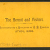The hermit and visitors.