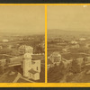 View of Amherst College from tower.
