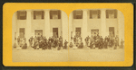 Students in front of Barre High School.
