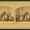 Studio portrait of a family.