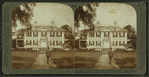 Stately old home of Longfellow, once Washington's headquarters, Cambridge, Mass.