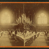 Interior view of Memorial Hall, Harvard College.