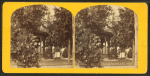 View of a gazebo.