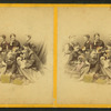 Group portrait of 7 women, each holding needlework or flowers.