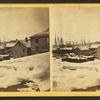 Winter scene, Gloucester Harbor, Norman's Woe in the distance.