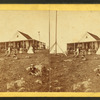 Mr. George Steele's cottage, Russ' Island, with family group and party of campers.