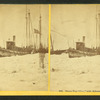 Steam tug "Vim" with schooner in tow.