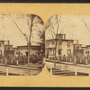 D.E. Moulton's with pear trees in full bloom