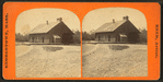 View of railroad depot.