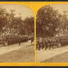 Men in uniform, some with drums.