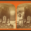 Interior view of Masonic temple.