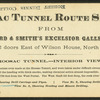 Hoosac Tunnel--interior view, showing drill carriage and pipes.