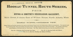 Hoosac Tunnel--interior view, showing drill carriage and pipes.
