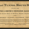 Workers at mouth of tunnel.