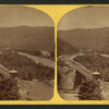 Railroad and river.