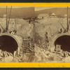 West end, showing the brick arch.