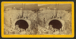 West end, showing the brick arch.