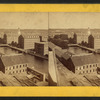 Factories and mills along the river.