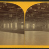 Ball room hung with paper lanterns.