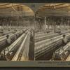 Spinning cotton yarn in the great textile mills, Lawrence, Mass.