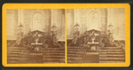 Decorated altar, Unitarian Church, Easter Sunday.
