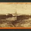 The shores of Nahant, Mass, Castle rock and Egg rock light.