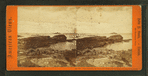 The shores of Nahant, Mass, Castle rock and Egg rock light.