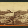 The shores of Nahant, Mass, Castle rock and Egg rock light.