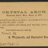 Crystal arch, Nantasket Beach, Mass. Winter of 1875.