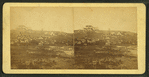 View of houses on rocks.