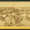 View from the steeple, south, Edgartown.