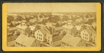 View from the steeple, south, Edgartown.