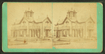 View of a large cottage.
