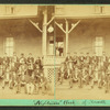 Neptune Club members of Norwalk, Conn., posing on steps.